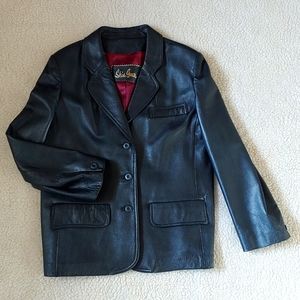 Skin Gear Vintage Leather Coat made in Mexico, Medium